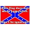 Confederate Flag Does Not Mean I Am Racist Decal / Sticker