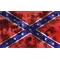 Scratched Rebel / Confederate Flag Decal / Sticker 17