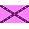 Pink and Purple Confederate Flag Decal / Sticker