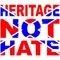 Heritage Not Hate Confederate Flag Decal / Sticker 01
