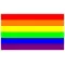 Rainbow LGBT Flag Decal / Sticker 05