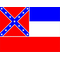 Mississippi Flag Decal / Sticker 01
