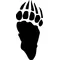 Paw Mascot Decal / Sticker