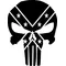 Rebel Confederate Flag Punisher Decal / Sticker 38