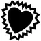 Heart Decal / Sticker 13