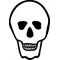 Skull Decal / Sticker 26