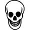 Skull Decal / Sticker 27