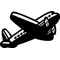 Airplane Decal / Sticker 03