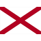 Alabama Flag Decal / Sticker 01