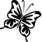 Butterfly Decal / Sticker 02