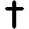 Christian Cross Decal / Sticker 20