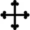 Christian Cross Decal / Sticker 24