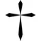 Christian Cross Decal / Sticker 25