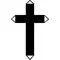 Christian Cross Decal / Sticker 51