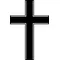 Christian Cross Decal / Sticker 59