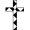 Christian Cross Decal / Sticker 62