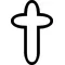 Christian Cross Decal / Sticker 68