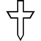 Christian Cross Decal / Sticker 69