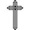 Christian Cross Decal / Sticker 74