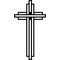 Christian Cross Decal / Sticker 74