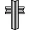 Christian Cross Decal / Sticker 76