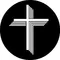 Christian Cross Decal / Sticker 84