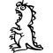 T-Rex Dinosaur Decal / Sticker 01