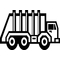 Garbage Truck Decal / Sticker 01