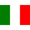z Italian Flag Decal / Sticker 03