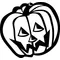 Jack-O-Lantern Decal / Sticker 05