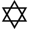 Jewish Star of David Decal / Sticker 01