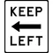 Keep Left Decal / Sticker 01