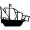 Mayflower Ship Decal / Sticker 02