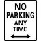 No Parking Anytime Decal / Sticker 07