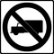 No Trucks Decal / Sticker 01