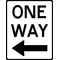 One Way Decal / Sticker 03