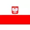 Polish Flag Decal / Sticker 03