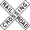 Railroad Crossing Decal / Sticker 04