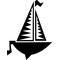 Sail Boat Decal / Sticker 04
