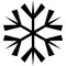 Snow Flake Decal / Sticker 04