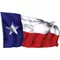 Waving Texas Flag Decal / Sticker 06