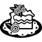 Wedding Cake Decal / Sticker 01