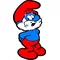 Full Color Papa Smurf Decal / Sticker