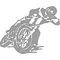 Dirt Track Cycle Decal / Sticker Design 1