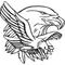 Eagle Decal / Sticker 08