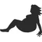 Fat Mudflap Girl Decal / Sticker