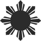 Filipino Sun Decal / Sticker