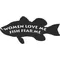 Fish Fear Me Decal / Sticker