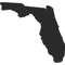 Florida Outline Decal / Sticker 01