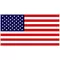 Full Color American Flag Decal / Sticker 03